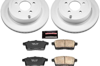 PowerStop Power Stop 07-10 Ford Edge Rear Z17 Evolution Geomet Coated Brake Kit - Brakes Rotors & Pads