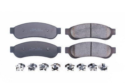PowerStop Power Stop 07-10 Ford F-250 Super Duty Rear Z17 Evolution Ceramic Brake Pads w/Hardware - Brakes Rotors &