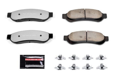 PowerStop Power Stop 07-10 Ford F-250 Super Duty Rear Z36 Truck & Tow Brake Pads w/Hardware - Brakes Rotors