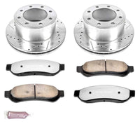 PowerStop Power Stop 07-10 Ford F-250 Super Duty Rear Z36 Truck & Tow Brake Kit - Brakes Rotors Pads