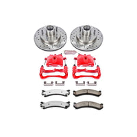 PowerStop Power Stop 07-10 GMC Sierra 3500 HD Front Z36 Truck & Tow Kit w/Cals - Brakes Rotors Pads