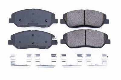 PowerStop Power Stop 07-10 Hyundai Entourage Front Z17 Evolution Ceramic Brake Pads w/Hardware - Brakes Rotors &