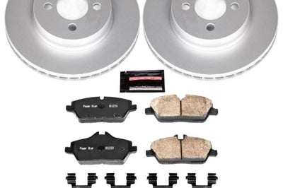 PowerStop Power Stop 07-10 Mini Cooper Front Z23 Evolution Sport Coated Brake Kit - Brakes Rotors & Pads