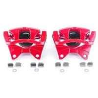 PowerStop Power Stop 07-11 Dodge Nitro Rear Red Calipers w/Brackets - Pair - Brakes Rotors & Pads