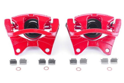 PowerStop Power Stop 07-11 Dodge Nitro Rear Red Calipers w/Brackets - Pair - Brakes Rotors & Pads