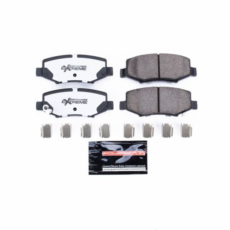 PowerStop Power Stop 07-11 Dodge Nitro Rear Z36 Truck & Tow Brake Pads w/Hardware - Brakes Rotors