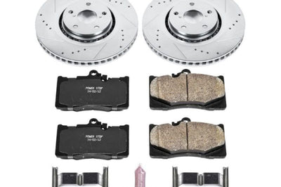 PowerStop Power Stop 07-11 Lexus GS350 Front Z23 Evolution Sport Brake Kit - Brakes Rotors & Pads