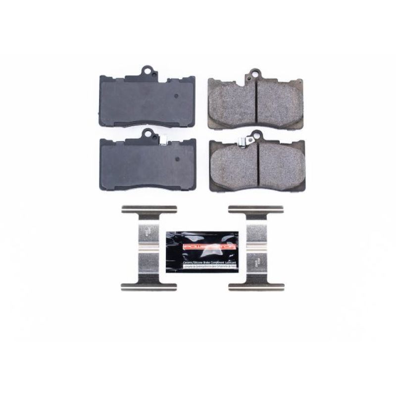 PowerStop Power Stop 07-11 Lexus GS350 Front Z23 Evolution Sport Brake Pads w/Hardware - Brakes Rotors &