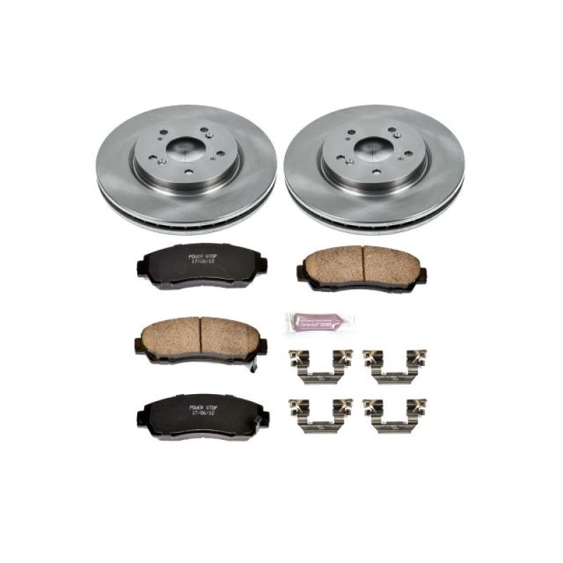 PowerStop Power Stop 07-12 Acura RDX Front Autospecialty Brake Kit - Brakes Rotors & Pads