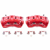 PowerStop Power Stop 07-12 Acura RDX Front Red Calipers w/Brackets - Pair - Brakes Rotors & Pads