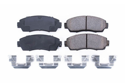 PowerStop Power Stop 07-12 Acura RDX Front Z17 Evolution Ceramic Brake Pads w/Hardware - Brakes Rotors &