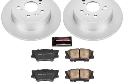 PowerStop Power Stop 07-12 Lexus ES350 Rear Z17 Evolution Geomet Coated Brake Kit - Brakes Rotors & Pads