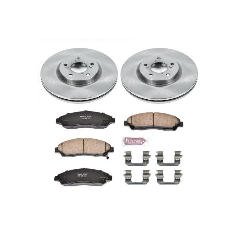 PowerStop Power Stop 07-13 Acura MDX Front Autospecialty Brake Kit - Brakes Rotors & Pads