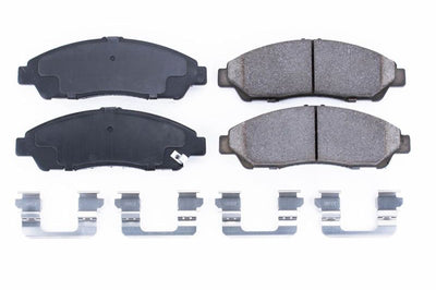 PowerStop Power Stop 07-13 Acura MDX Front Z17 Evolution Ceramic Brake Pads w/Hardware - Brakes Rotors &