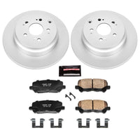 PowerStop Power Stop 07-13 Acura MDX Rear Z17 Evolution Geomet Coated Brake Kit - Brakes Rotors & Pads
