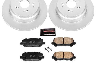 PowerStop Power Stop 07-13 Acura MDX Rear Z17 Evolution Geomet Coated Brake Kit - Brakes Rotors & Pads