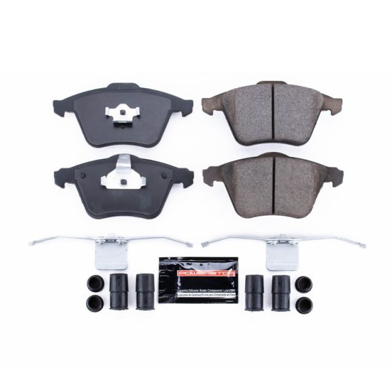 PowerStop Power Stop 07-13 Mazda 3 Front Z23 Evolution Sport Brake Pads w/Hardware - Brakes Rotors &