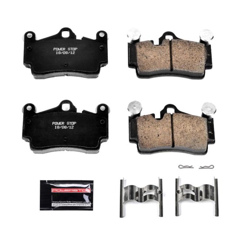 PowerStop Power Stop 07-15 Audi Q7 Rear Z23 Evolution Sport Brake Pads w/Hardware - Brakes Rotors &