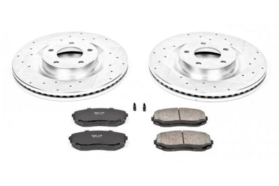 PowerStop Power Stop 07-15 Ford Edge Front Z23 Evolution Sport Brake Kit - Brakes Rotors & Pads