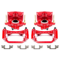 PowerStop Power Stop 07-16 Cadillac Escalade Rear Red Calipers w/Brackets - Pair - Brakes Rotors & Pads