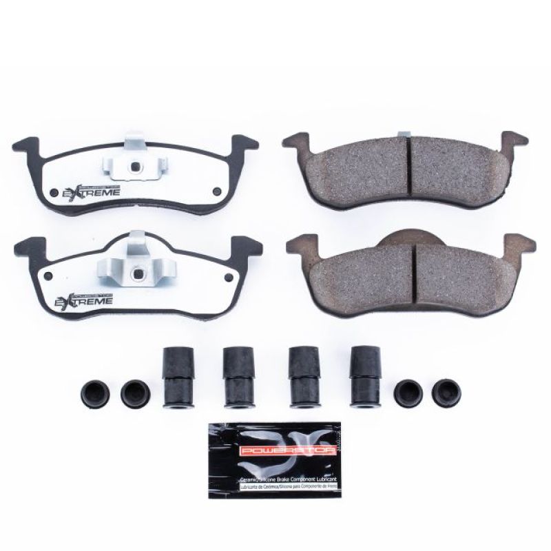 PowerStop Power Stop 07-17 Ford Expedition Rear Z36 Truck & Tow Brake Pads w/Hardware - Brakes Rotors