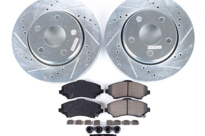 PowerStop Power Stop 07-17 Jeep Wrangler Front Z23 Evolution Sport Brake Kit - Brakes Rotors & Pads