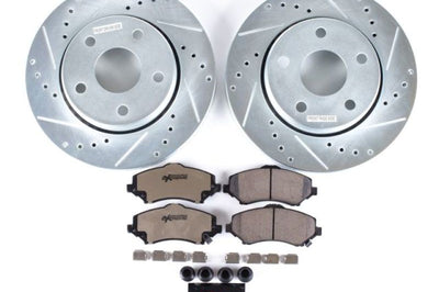 PowerStop Power Stop 07-17 Jeep Wrangler Front Z36 Truck & Tow Brake Kit - Brakes Rotors Pads