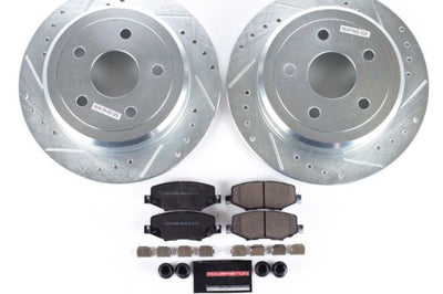 PowerStop Power Stop 07-17 Jeep Wrangler Rear Z23 Evolution Sport Brake Kit - Brakes Rotors & Pads