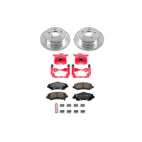 PowerStop Power Stop 07-17 Jeep Wrangler Rear Z36 Truck & Tow Brake Kit w/Calipers - Brakes Rotors Pads