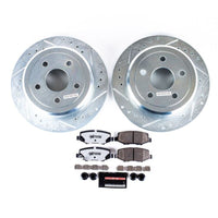 PowerStop Power Stop 07-17 Jeep Wrangler Rear Z36 Truck & Tow Brake Kit - Brakes Rotors Pads