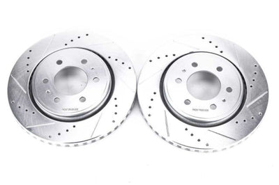 PowerStop Power Stop 07-19 Ford Expedition Front Evolution Drilled & Slotted Rotors - Pair - Brakes Pads