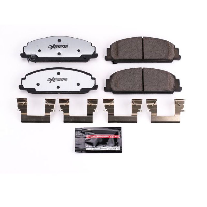 PowerStop Power Stop 08-09 Pontiac G8 Front Z26 Extreme Street Brake Pads w/Hardware - Brakes Rotors &