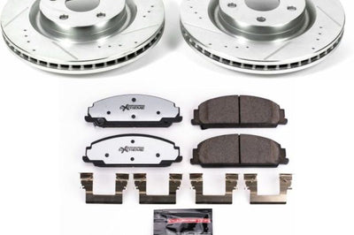 PowerStop Power Stop 08-09 Pontiac G8 Front Z26 Street Warrior Brake Kit - Brakes Rotors & Pads