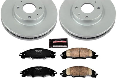 PowerStop Power Stop 08-11 Ford Focus Front Z17 Evolution Geomet Coated Brake Kit - Brakes Rotors & Pads