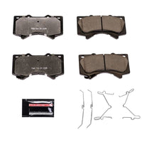 PowerStop Power Stop 08-11 Lexus LX570 Front Z36 Truck & Tow Brake Pads w/Hardware - Brakes Rotors