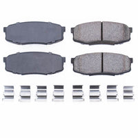PowerStop Power Stop 08-11 Lexus LX570 Rear Z17 Evolution Ceramic Brake Pads w/Hardware - Brakes Rotors &