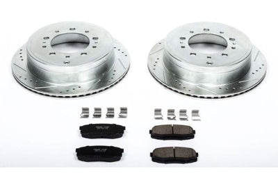 PowerStop Power Stop 08-11 Lexus LX570 Rear Z23 Evolution Sport Brake Kit - Brakes Rotors & Pads