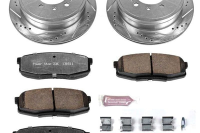 PowerStop Power Stop 08-11 Lexus LX570 Rear Z36 Truck & Tow Brake Kit - Brakes Rotors Pads