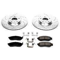 PowerStop Power Stop 08-12 Infiniti EX35 Front Z23 Evolution Sport Brake Kit - Brakes Rotors & Pads