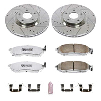 PowerStop Power Stop 08-12 Infiniti EX35 Front Z26 Street Warrior Brake Kit - Brakes Rotors & Pads
