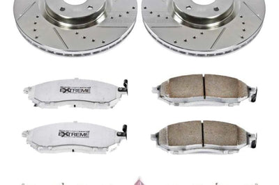 PowerStop Power Stop 08-12 Infiniti EX35 Front Z26 Street Warrior Brake Kit - Brakes Rotors & Pads