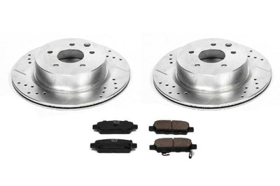 PowerStop Power Stop 08-12 Infiniti EX35 Rear Z23 Evolution Sport Brake Kit - Brakes Rotors & Pads