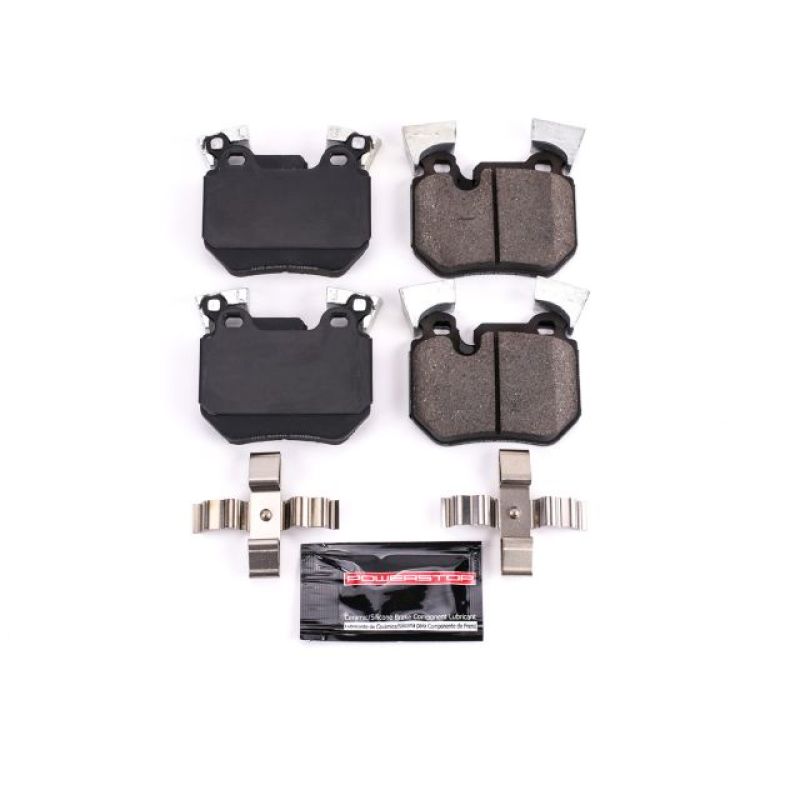 PowerStop Power Stop 08-13 BMW 135i Rear Z23 Evolution Sport Brake Pads w/Hardware - Brakes Rotors &