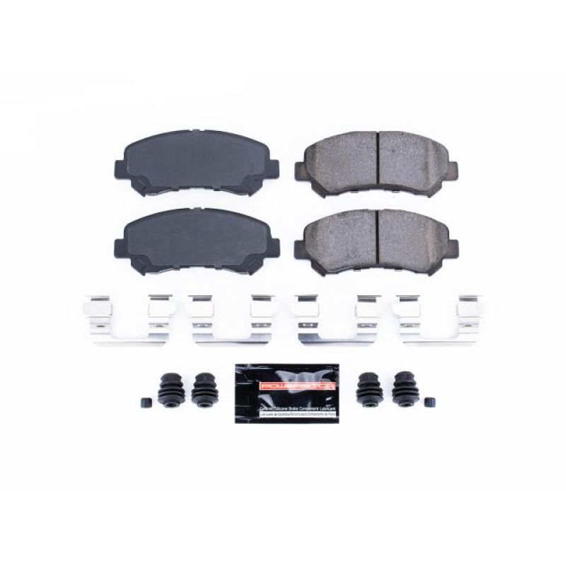 PowerStop Power Stop 08-13 Nissan Rogue Front Z23 Evolution Sport Brake Pads w/Hardware - Brakes Rotors &