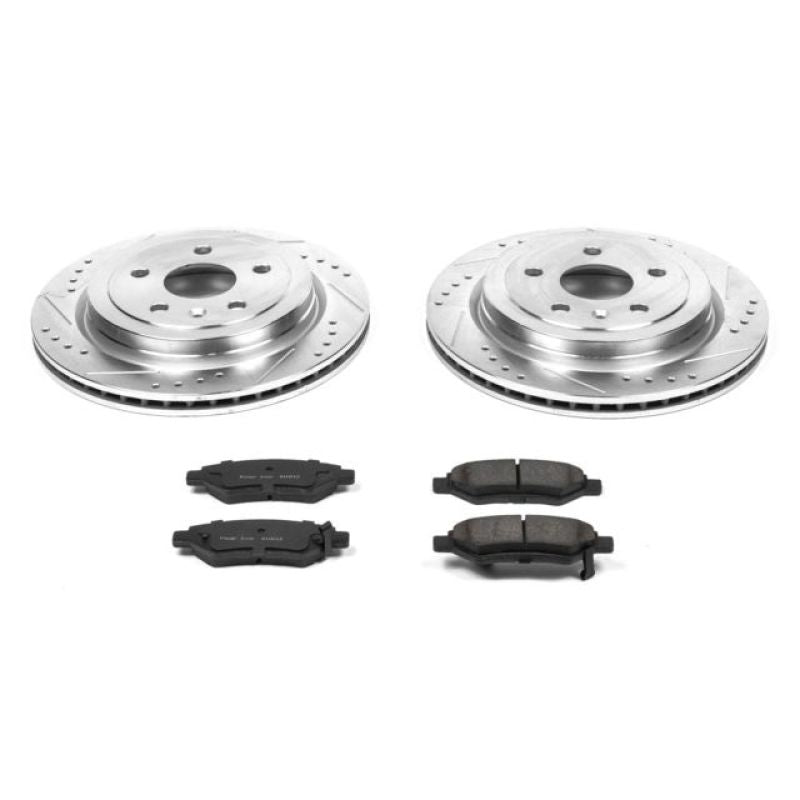 PowerStop Power Stop 08-14 Cadillac CTS Rear Z23 Evolution Sport Brake Kit - Brakes Rotors & Pads