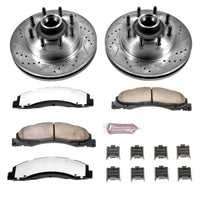 PowerStop Power Stop 08-14 Ford E-150 Front Z36 Truck & Tow Brake Kit - Brakes Rotors Pads