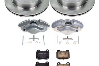 PowerStop Power Stop 08-14 Subaru Impreza Rear Autospecialty Brake Kit w/Calipers - Brakes Rotors & Pads