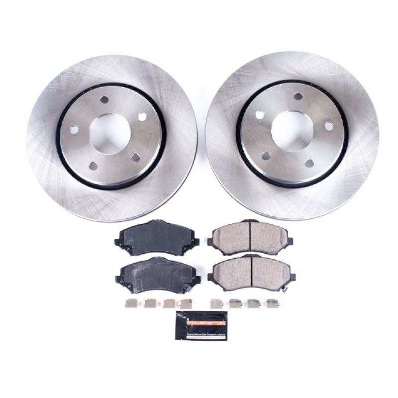 PowerStop Power Stop 08-16 Chrysler Town & Country Front Autospecialty Brake Kit - Brakes Rotors Pads