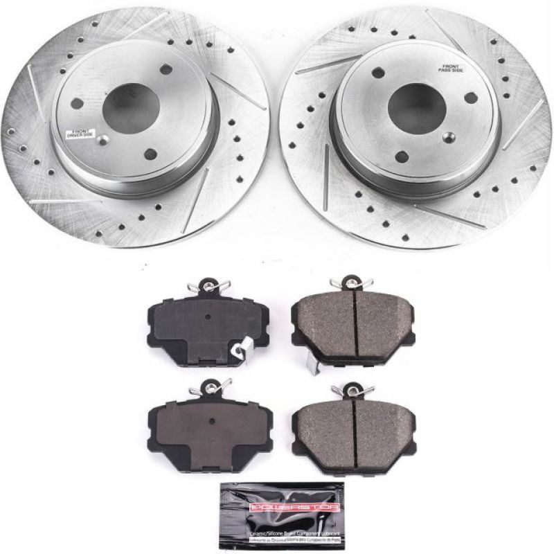PowerStop Power Stop 08-16 Smart Fortwo Front Z23 Evolution Sport Brake Kit - Brakes Rotors & Pads