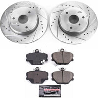 PowerStop Power Stop 08-16 Smart Fortwo Front Z23 Evolution Sport Brake Kit - Brakes Rotors & Pads